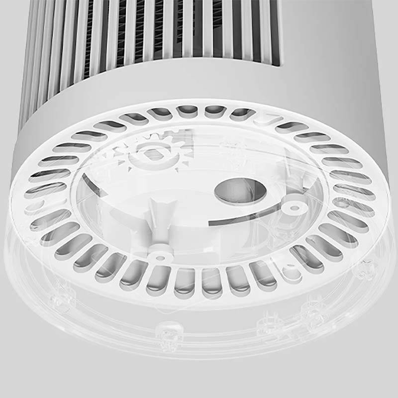 Aquecedor de Mesa Xiaomi Desktop Heater 600W Cerâmico PTC Oscilação 45° Branco - Imagem 7