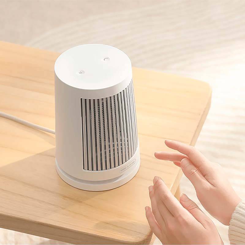 Aquecedor de Mesa Xiaomi Desktop Heater 600W Cerâmico PTC Oscilação 45° Branco - Imagem 2