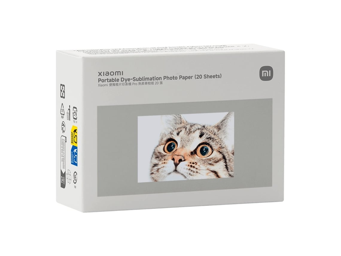 Papel Fotográfico para Sublimação Xiaomi Portable Dye-Sublimation Photo Paper Stickers/ 5 x 7.6cm/ 50 Folhas - Imagem 2