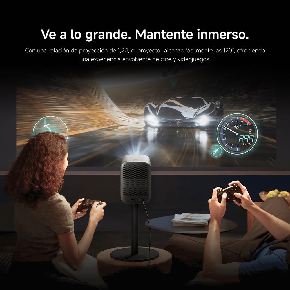 Projetor Xiaomi Smart Projector L1 200 Lúmenes Full HD WiFi Preto - Imagem 15
