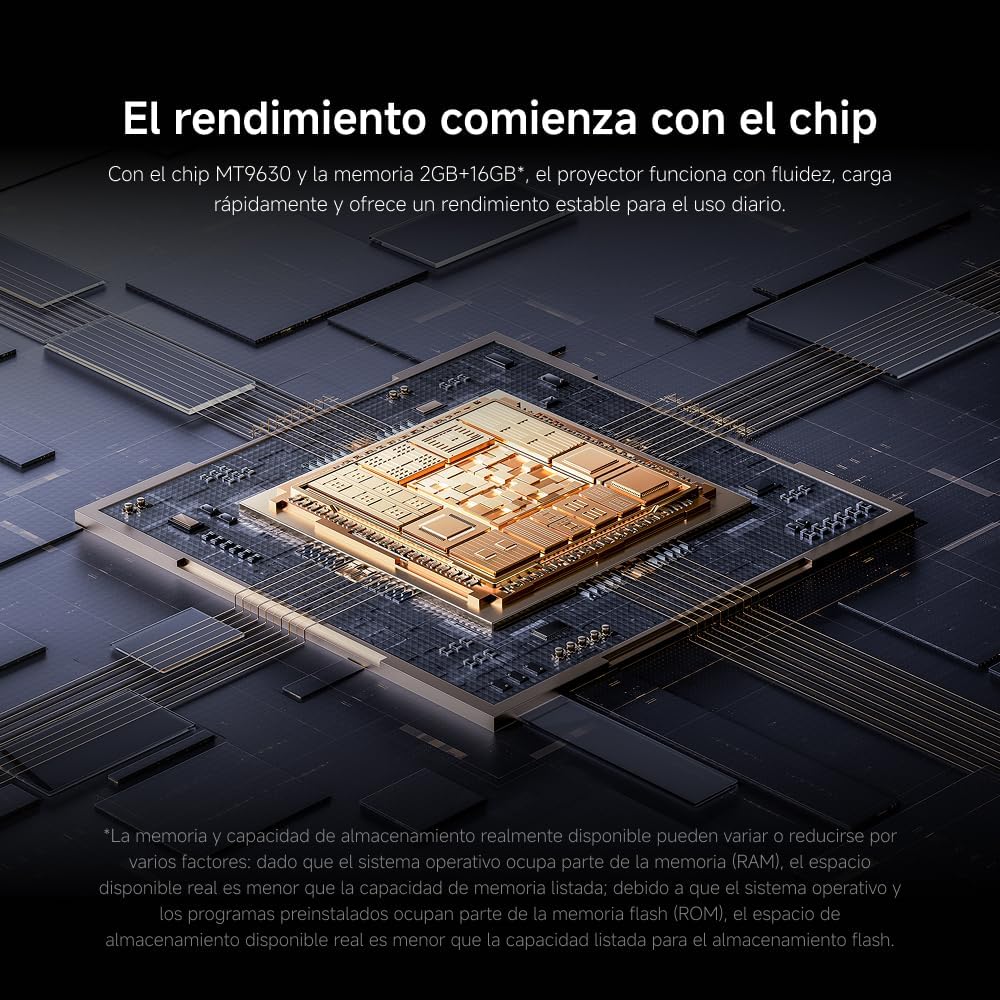 Projetor Xiaomi Smart Projector L1 200 Lúmenes Full HD WiFi Preto - Imagem 16