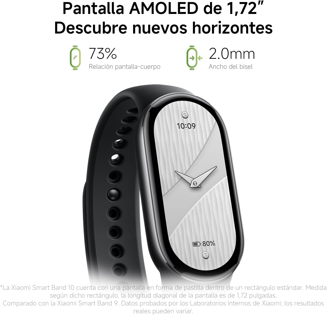 Pulseira Smartband Xiaomi Smart Band 10 Ceramic Edition/ Branco Pérola - Imagem 3