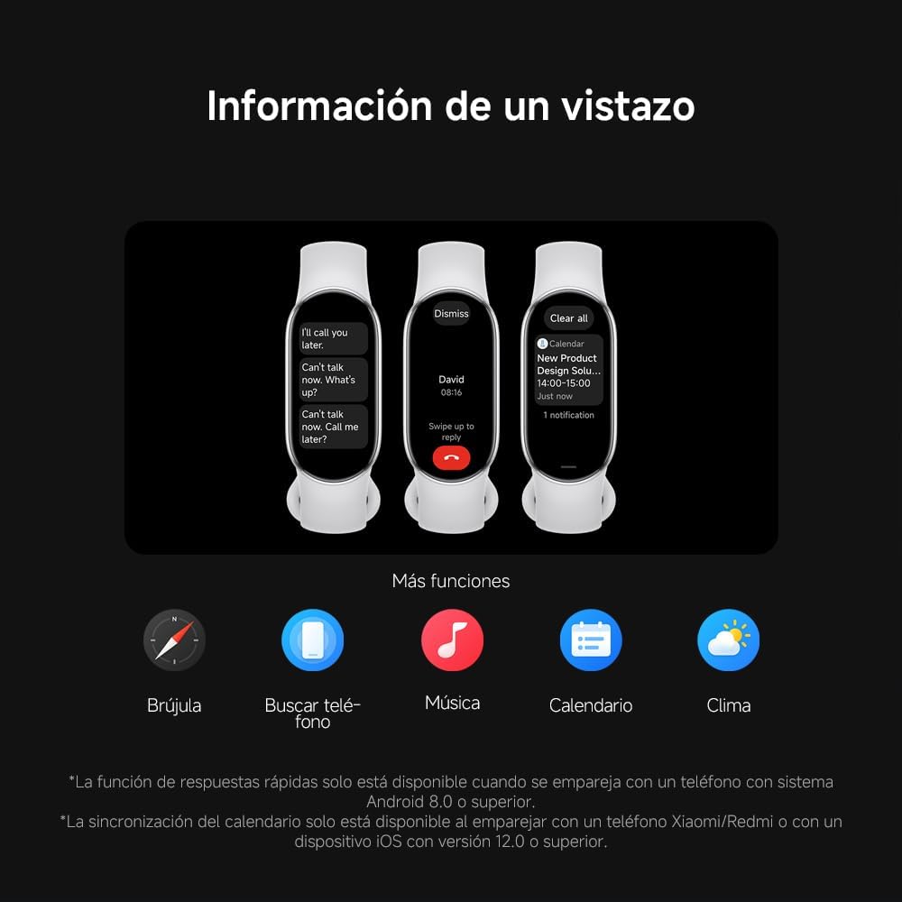 Pulseira Smartband Xiaomi Smart Band 10 Ceramic Edition/ Branco Pérola - Imagem 19