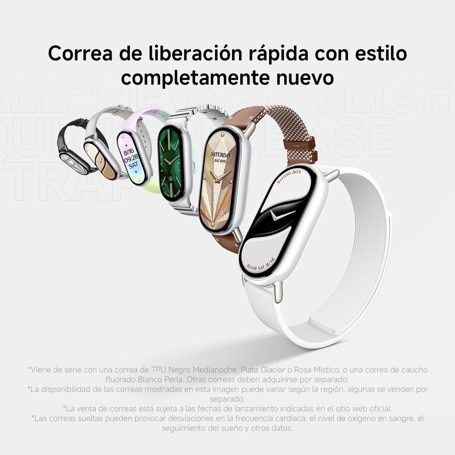 Pulseira Smartband Xiaomi Smart Band 10 Ceramic Edition/ Branco Pérola - Imagem 8