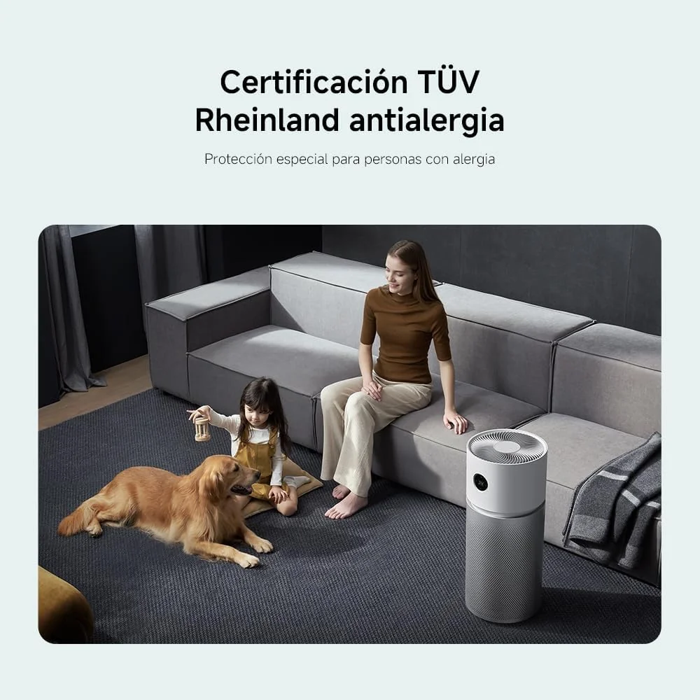 Purificador de Ar Xiaomi Smart Air Purifier Elite WiFi Cobertura 125m2 Filtro Alta Eficiência UV-C e Plasma Branco - Imagem 6
