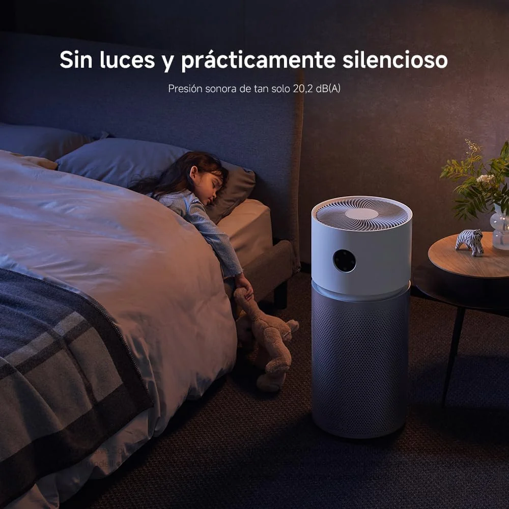 Purificador de Ar Xiaomi Smart Air Purifier Elite WiFi Cobertura 125m2 Filtro Alta Eficiência UV-C e Plasma Branco - Imagem 9