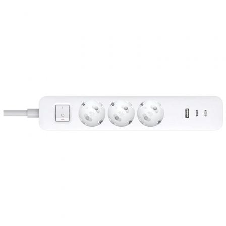 Ficha Tripla com Interruptor Xiaomi 20W Power Strip/ 3 Tomadas de Corrente/ 1 USB/ 2 USB Tipo-C/ Cabo 1.4m/ Branca - Imagem 2