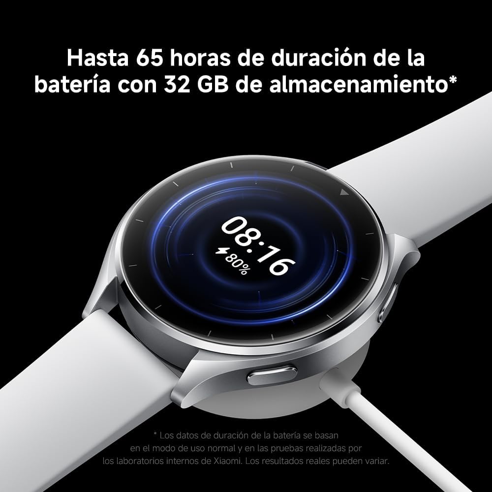 Smartwatch Xiaomi Watch 2/ Notificações/ Frequência Cardíaca/ GPS/ Prateado - Imagem 9