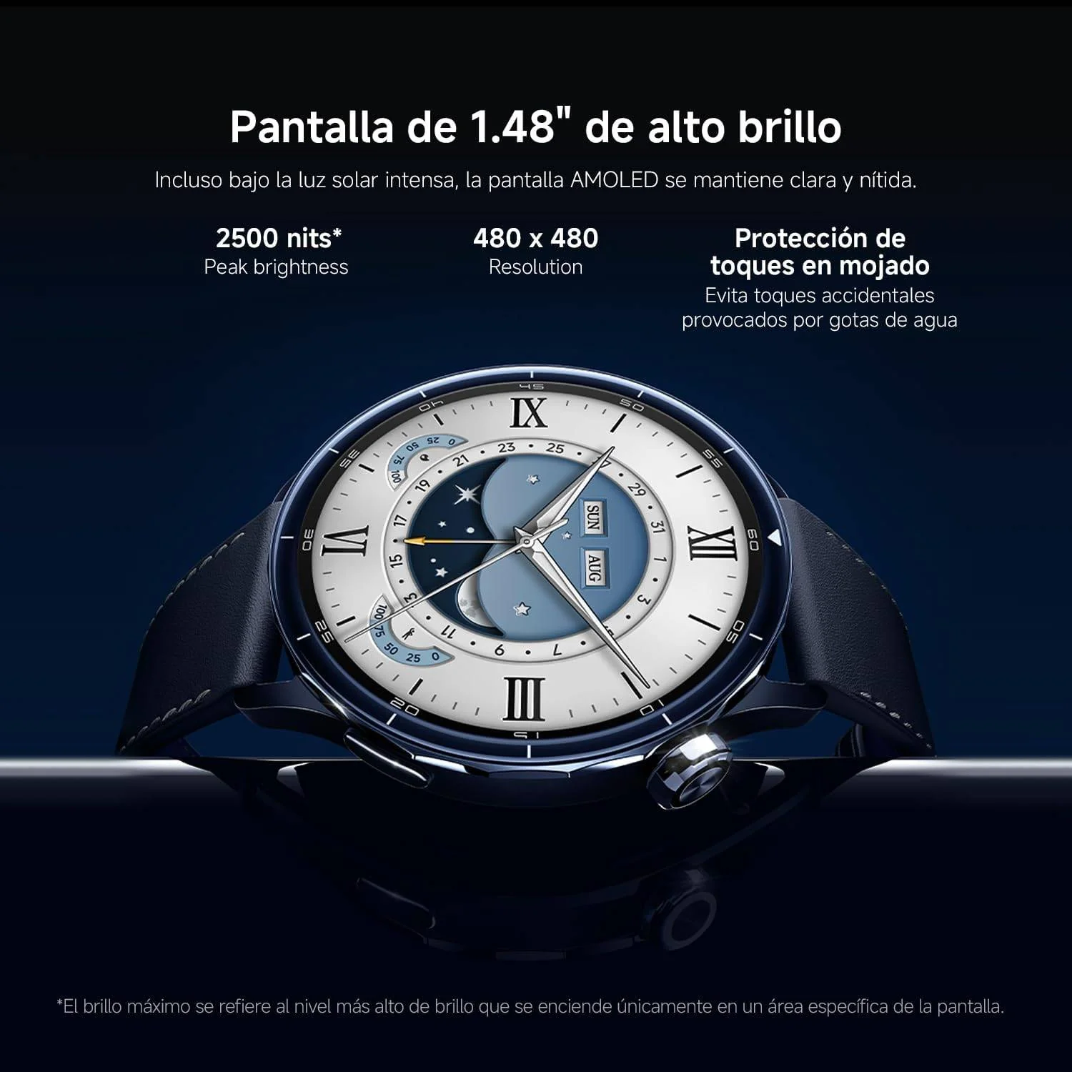 Smartwatch Xiaomi Watch S5 46mm Aço Inoxidável Ecrã AMOLED 1.48" Frequência Cardíaca GPS Preto - Imagem 6