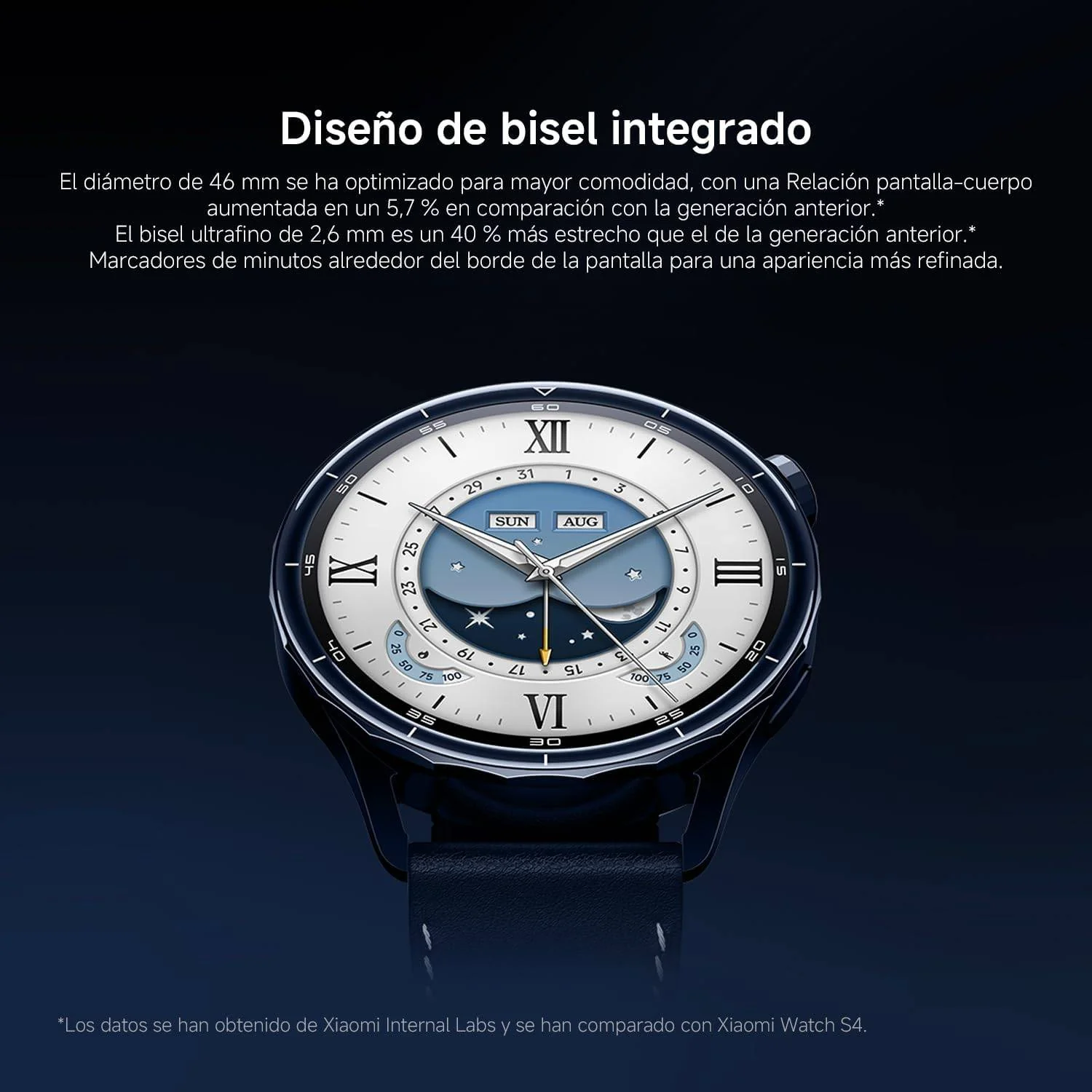 Smartwatch Xiaomi Watch S5 46mm Aço Inoxidável Ecrã AMOLED 1.48" Frequência Cardíaca GPS Preto - Imagem 4