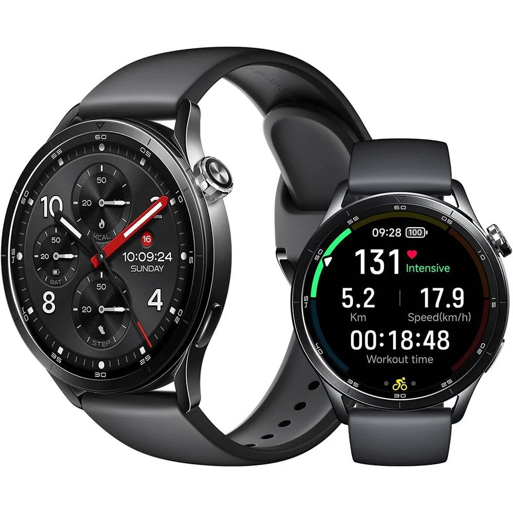 Smartwatch Xiaomi Watch S5 46mm Aço Inoxidável Ecrã AMOLED 1.48" Frequência Cardíaca GPS Preto