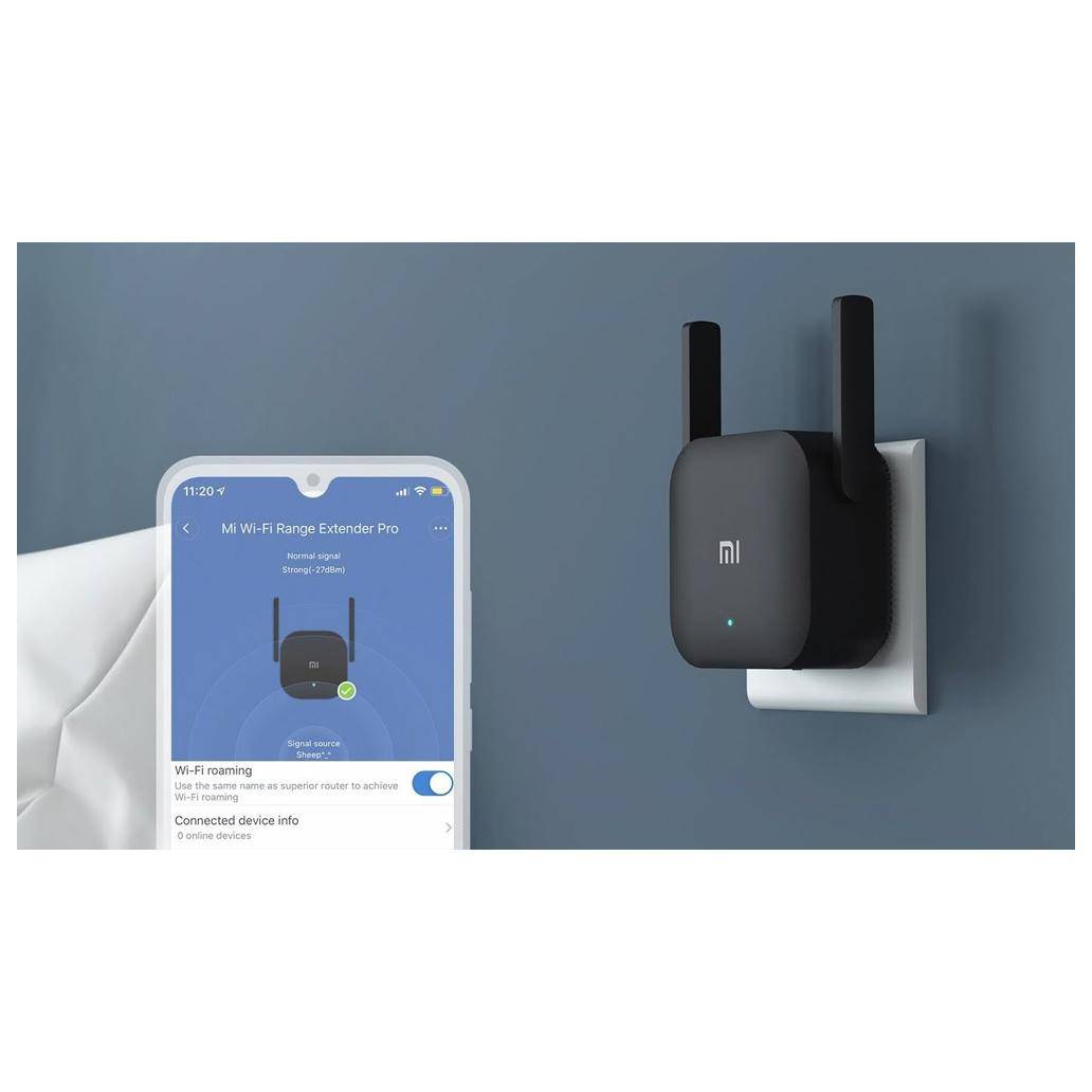 Repetidor Sem Fios Xiaomi Mi WiFi Range Extender Pro 300Mbps/ 2 Antenas - Imagem 3