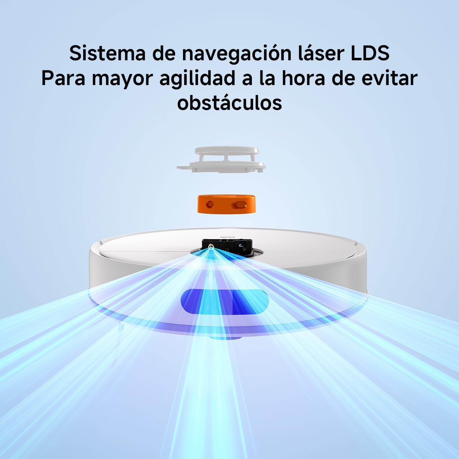 Robot Aspirador Xiaomi Robot Vacuum S40C/ Função de Esfregona/ Controlo por WiFi/ Branco - Imagem 5