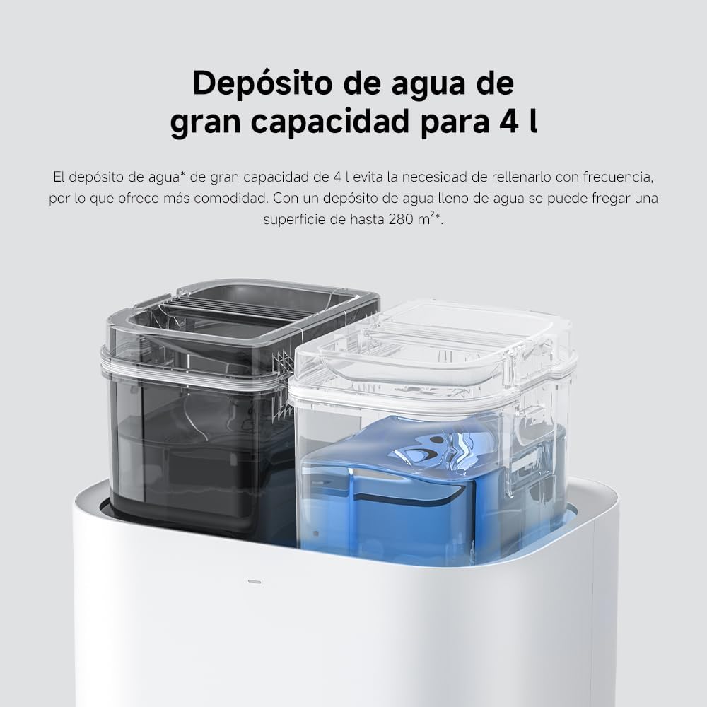 Robot Aspirador Xiaomi Robot Vacuum X20+ 6000Pa Wi-Fi Base de Autolimpeza Branco - Imagem 8