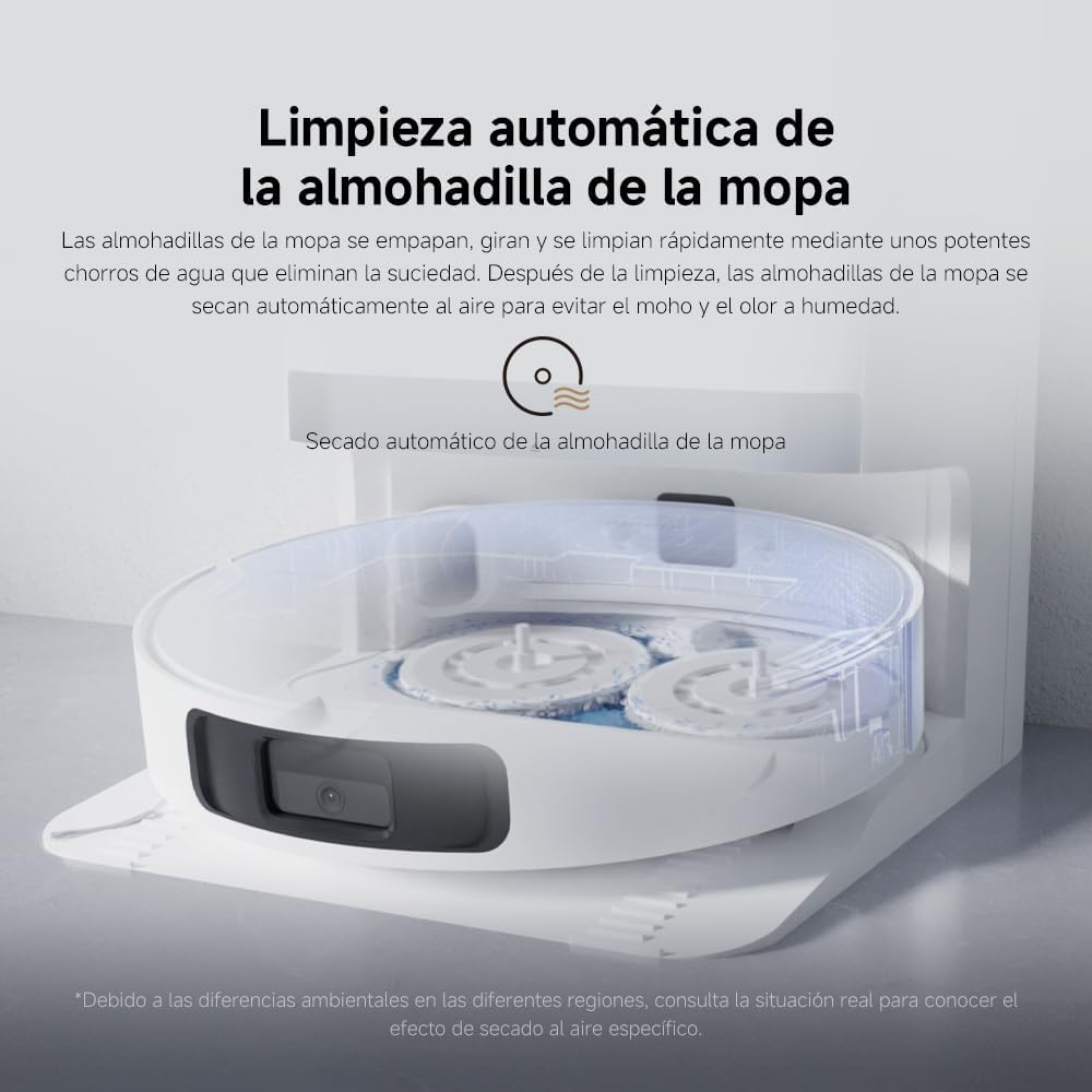 Robot Aspirador Xiaomi Robot Vacuum X20+ 6000Pa Wi-Fi Base de Autolimpeza Branco - Imagem 7