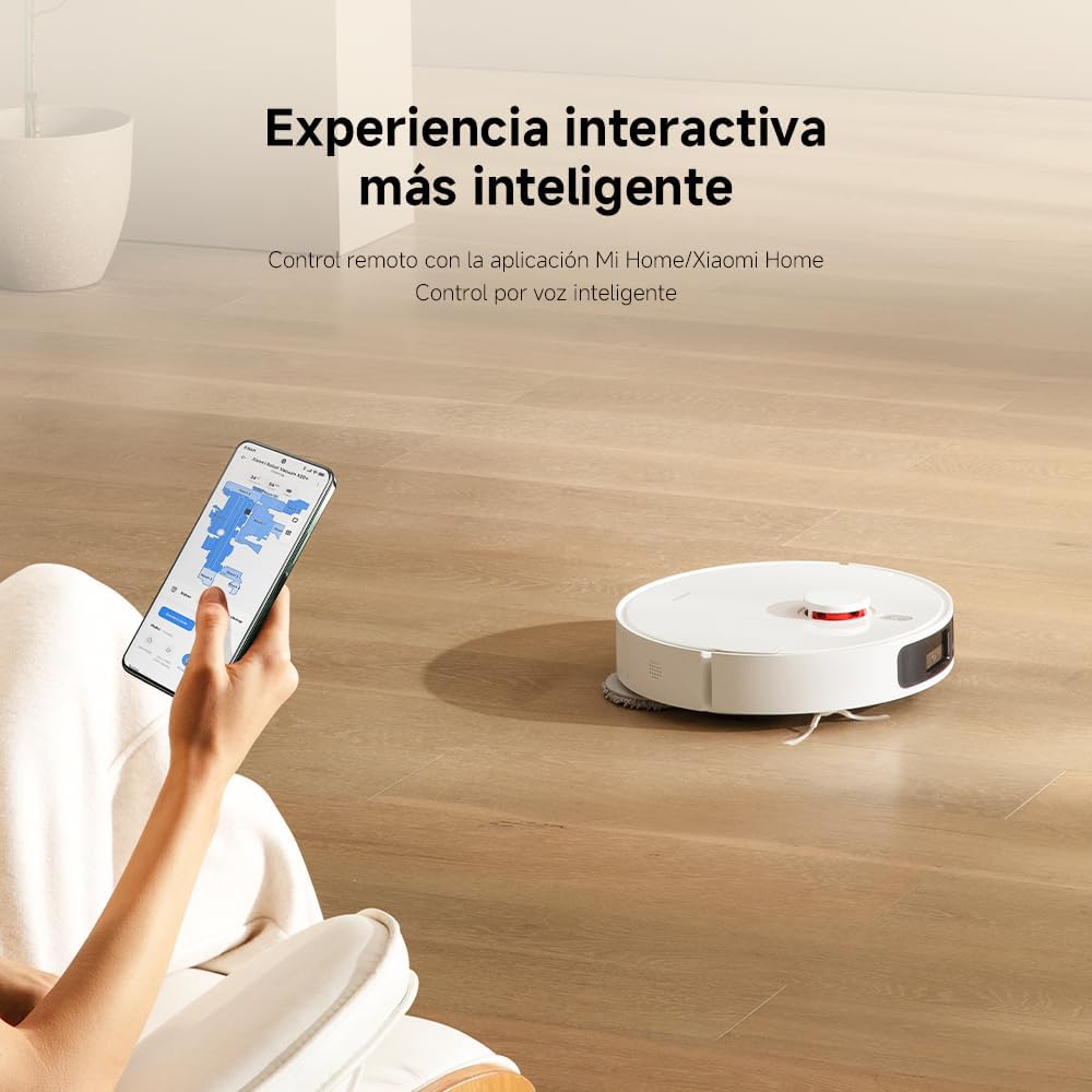 Robot Aspirador Xiaomi Robot Vacuum X20+ 6000Pa Wi-Fi Base de Autolimpeza Branco - Imagem 11