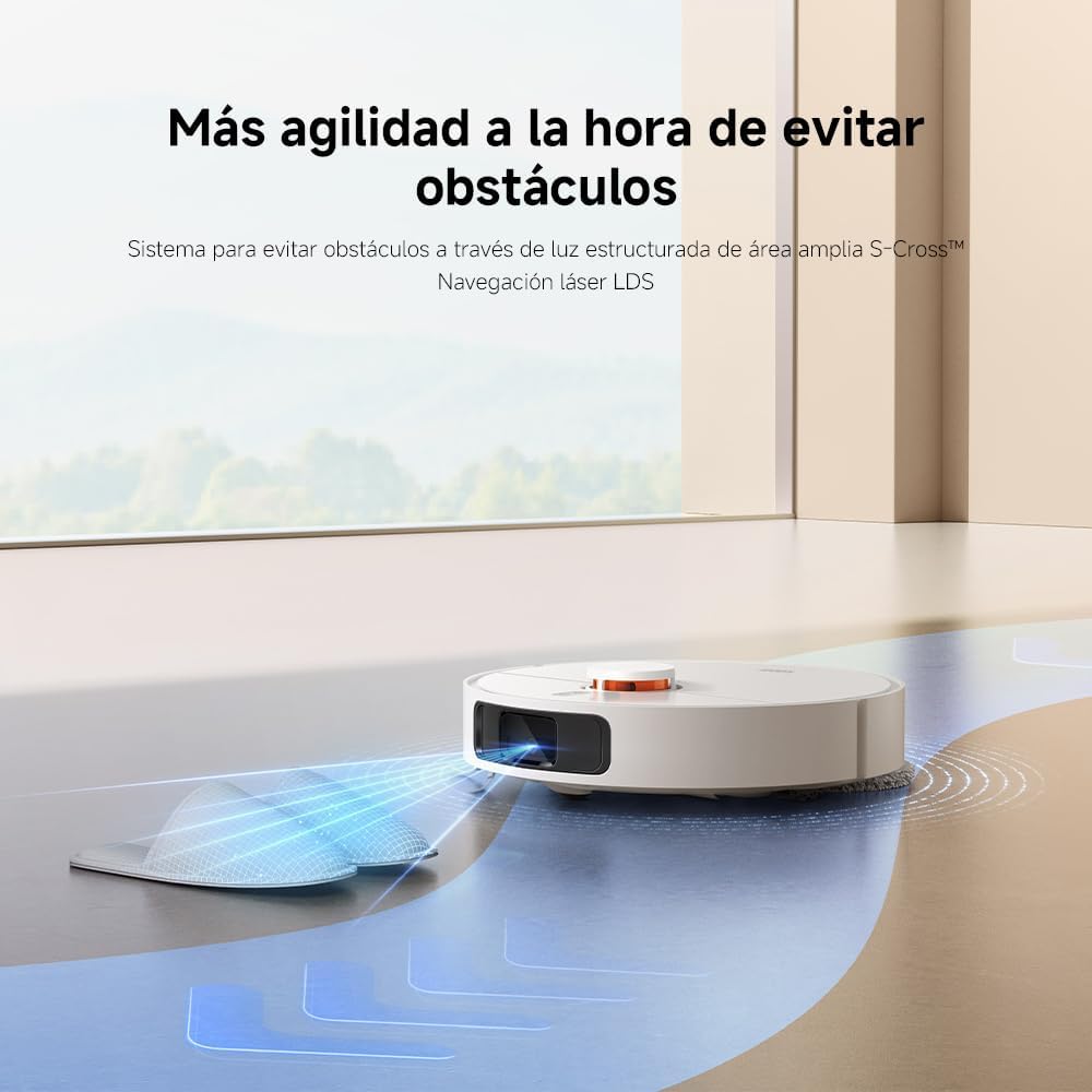 Robot Aspirador Xiaomi Robot Vacuum X20+ 6000Pa Wi-Fi Base de Autolimpeza Branco - Imagem 10