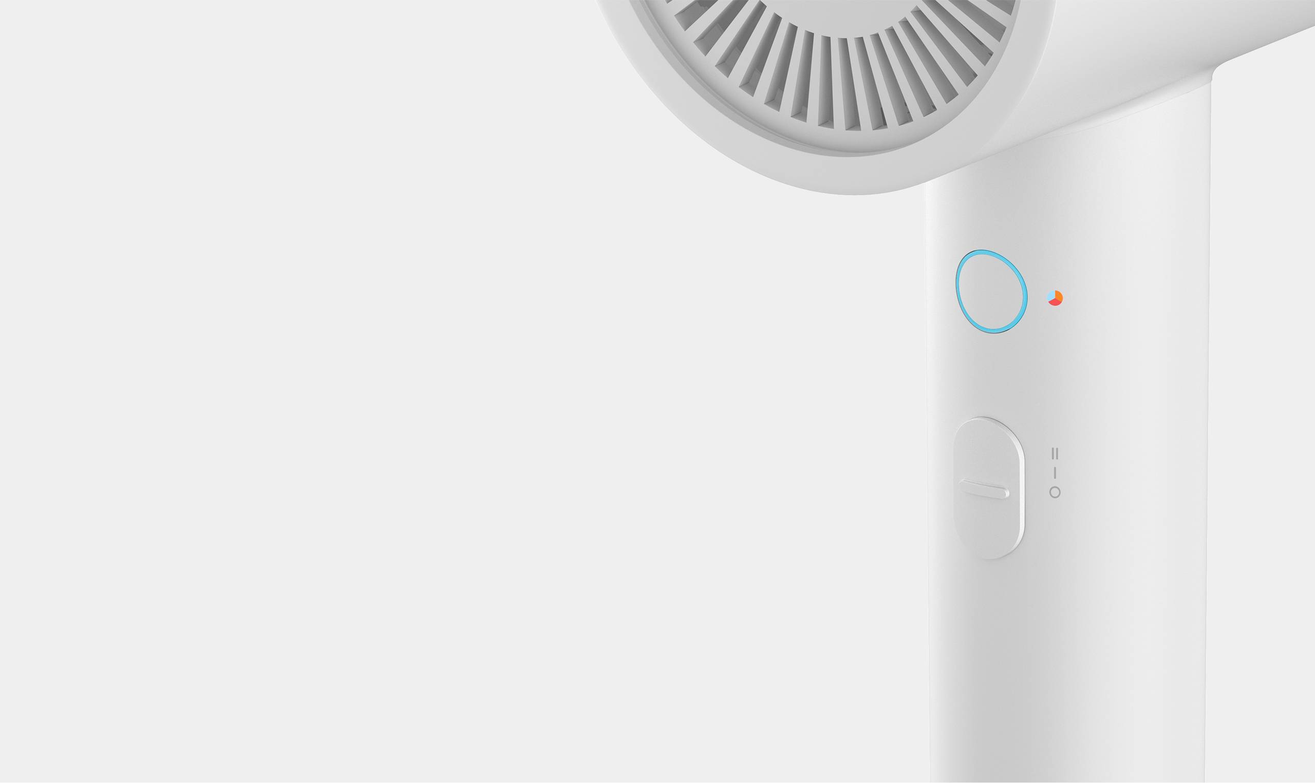 Secador de Cabelo Xiaomi Mi Ionic Hair Dryer H300 1600W Iónico Branco 9.5cm - Imagem 7