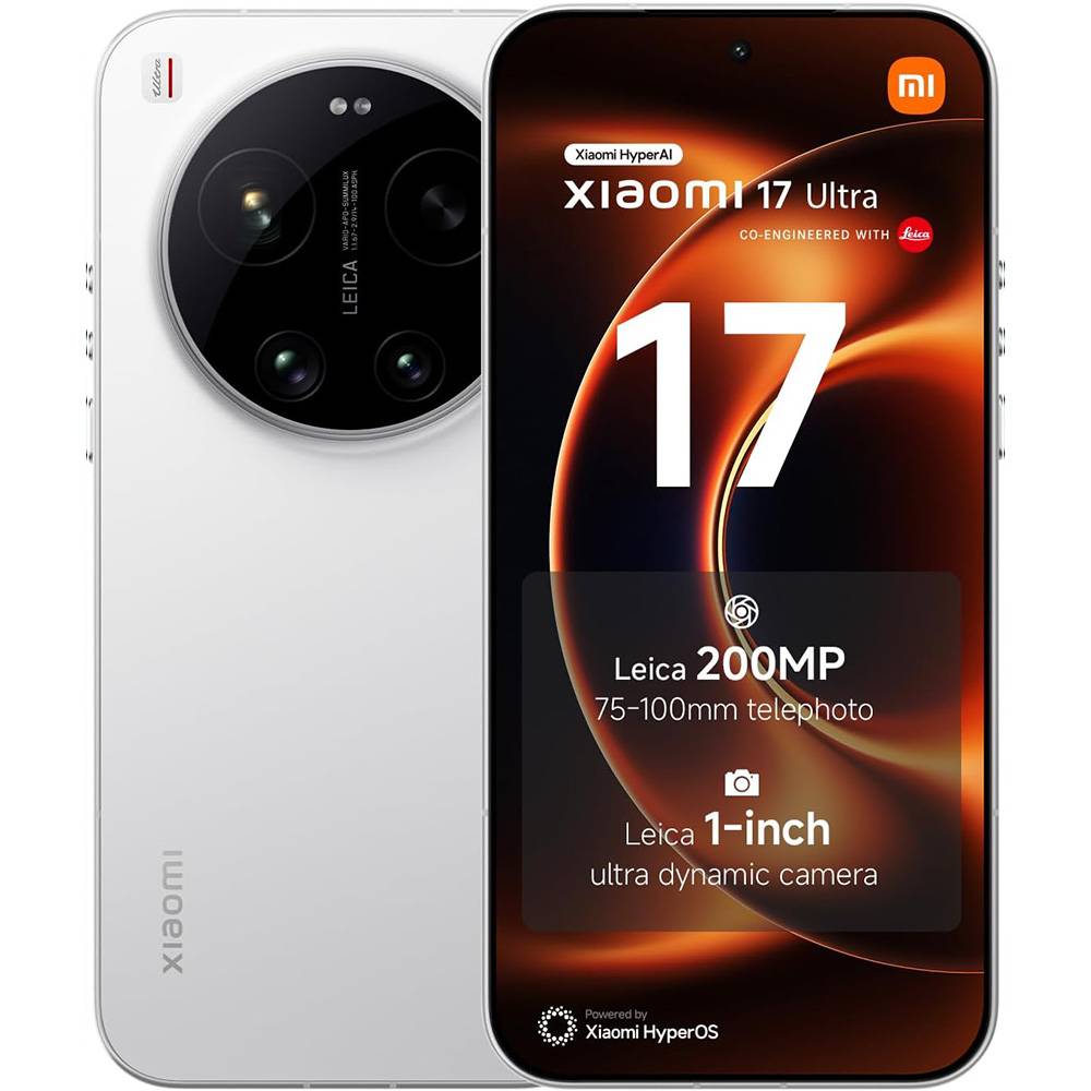 Smartphone Xiaomi 17 Ultra 6.9" 16GB 512GB 5G Snapdragon 8 Elite Gen 5 Branco