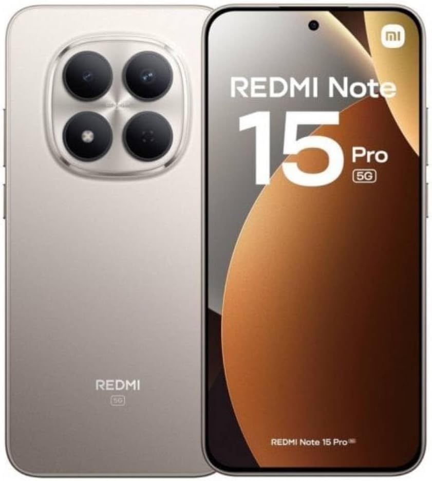 Smartphone Xiaomi Redmi Note 15 Pro 8GB/ 256GB/ 6.83"/ Titânio