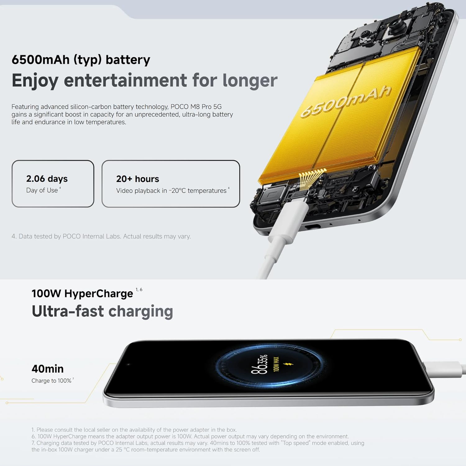 Smartphone Xiaomi POCO M8 Pro 12GB/ 512GB/ 6.83"/ 5G/ Preto - Imagem 3