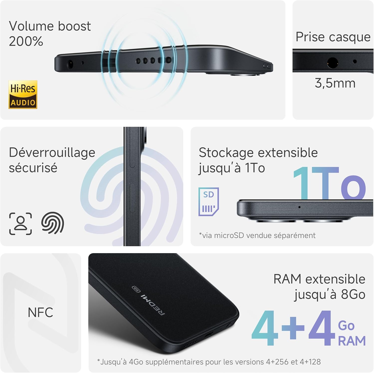 Smartphone Xiaomi Redmi 15C 4GB/ 128GB/ 6.9"/ 5G/ Púrpura - Imagem 4