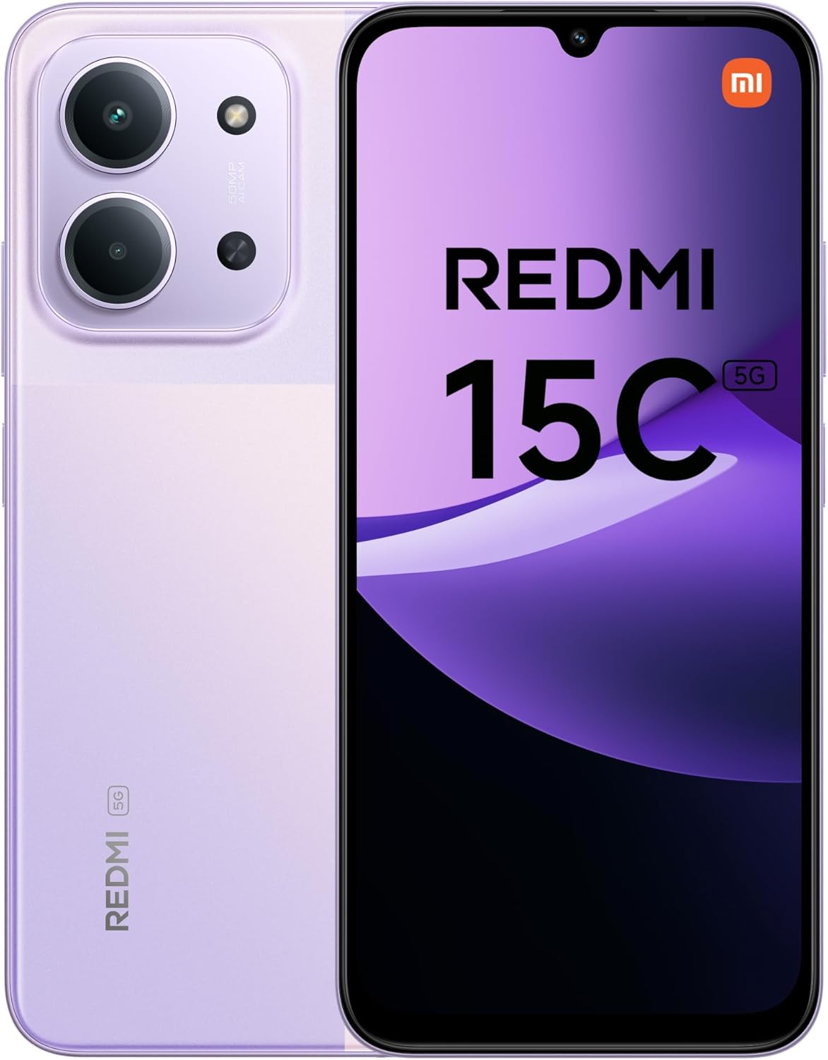 Smartphone Xiaomi Redmi 15C 4GB/ 128GB/ 6.9"/ 5G/ Púrpura