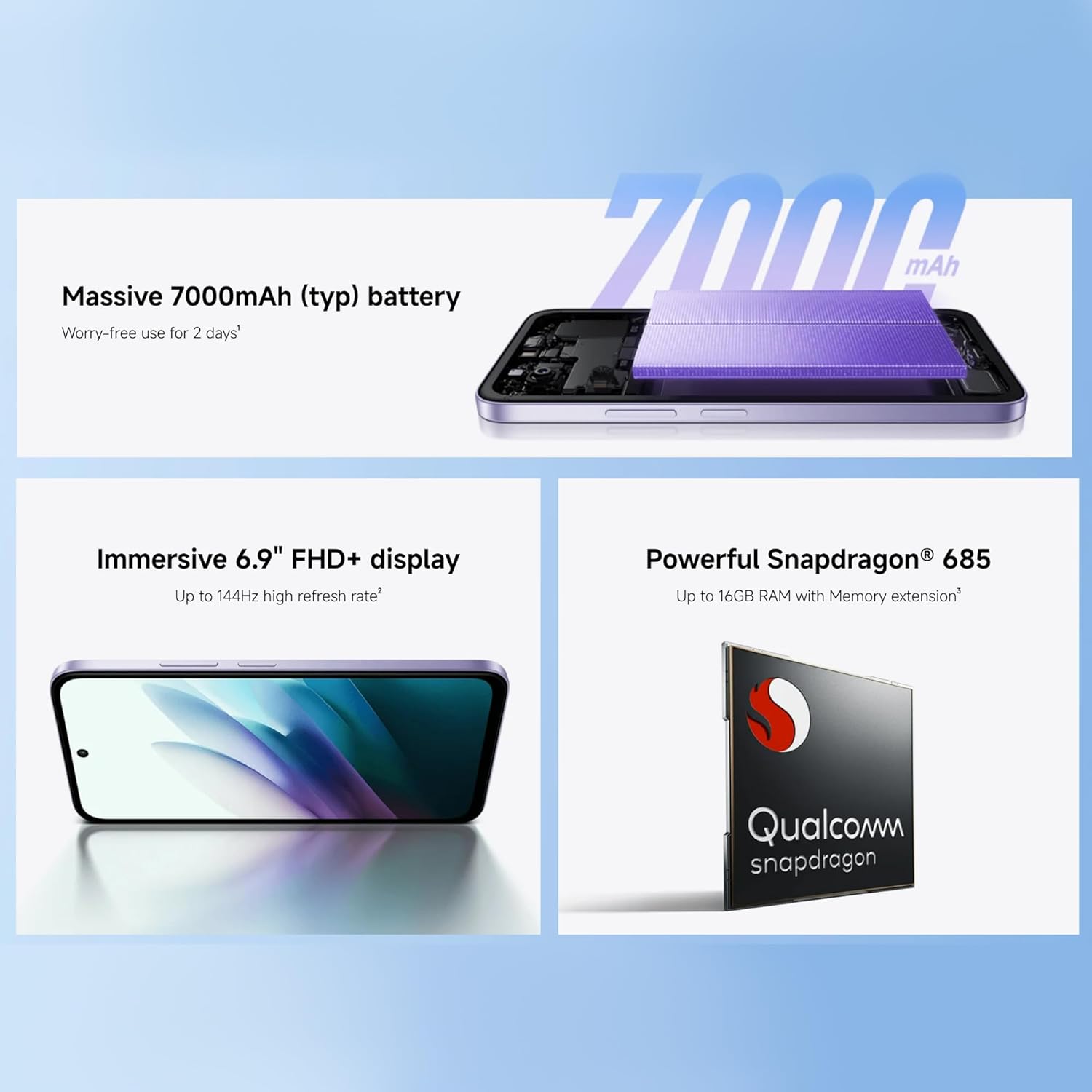 Smartphone Xiaomi Redmi 15 8GB/ 256GB/ 6.9"/ Preto - Imagem 2