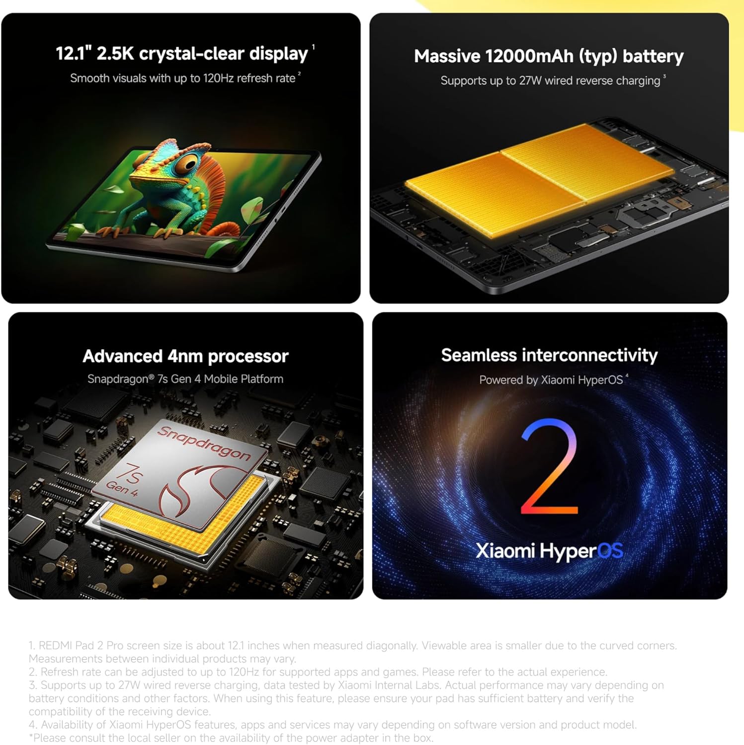 Tablet Xiaomi Redmi Pad 2 Pro 12.1"/ 6GB/ 128GB/ Octacore/ Prata - Imagem 2