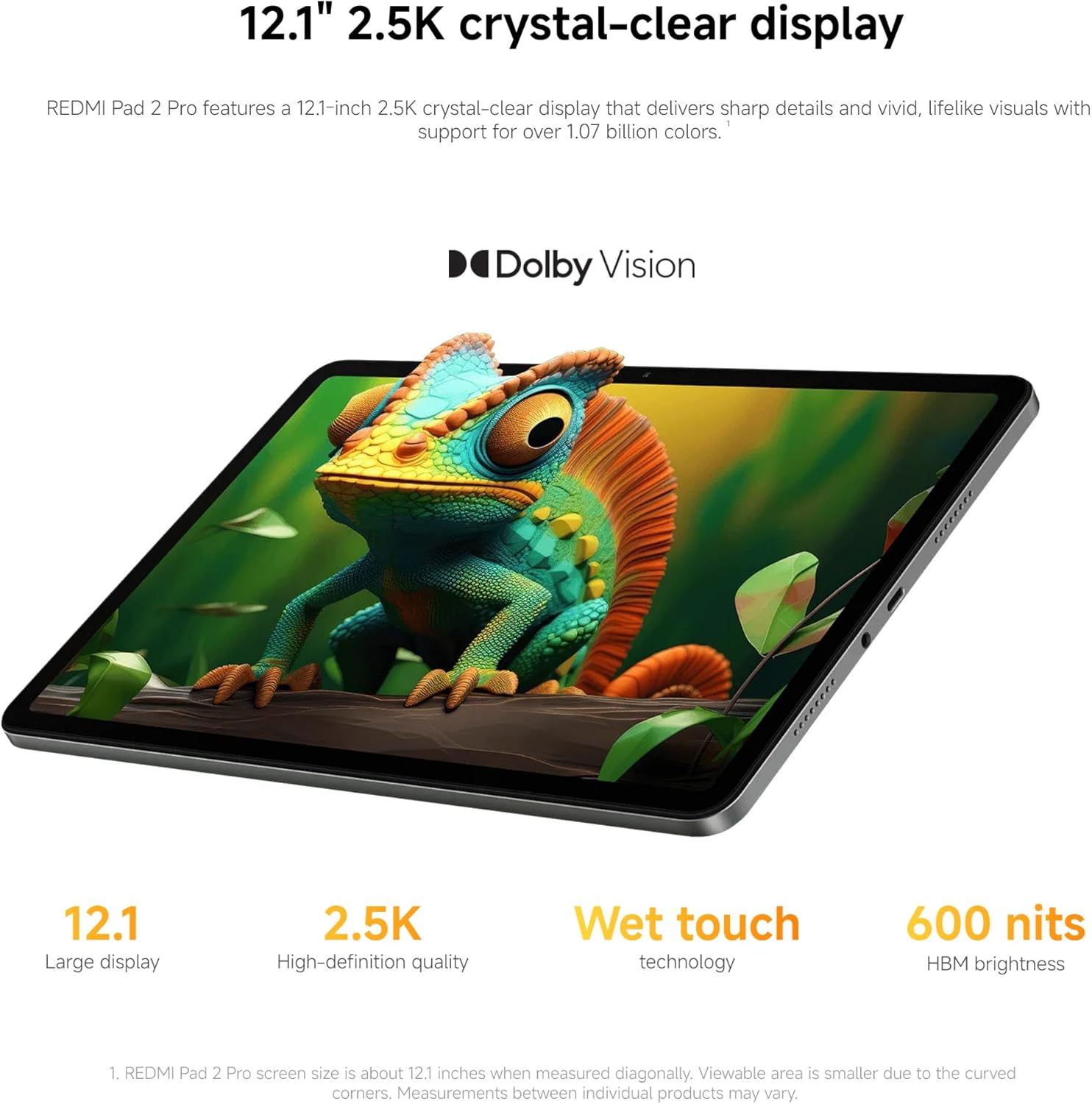 Tablet Xiaomi Redmi Pad 2 Pro 12.1"/ 6GB/ 128GB/ Octacore/ Prata - Imagem 3