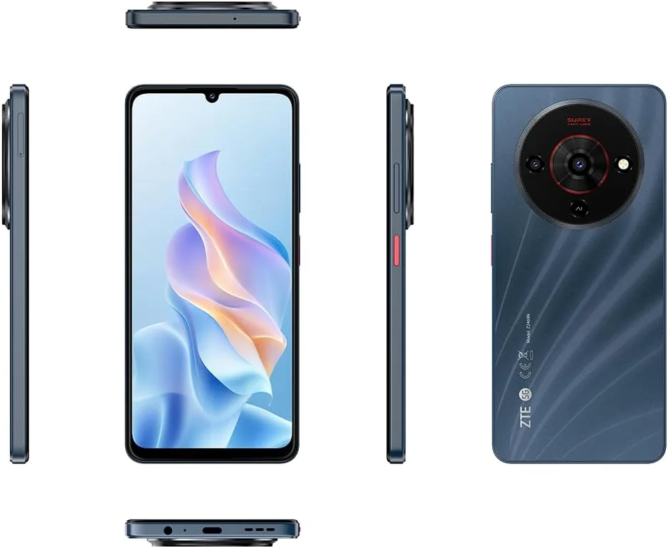 Smartphone ZTE Blade A76 6.75" 5G 6GB 128GB Câmara Dual 50MP Bateria 5000mAh Preto - Imagem 3