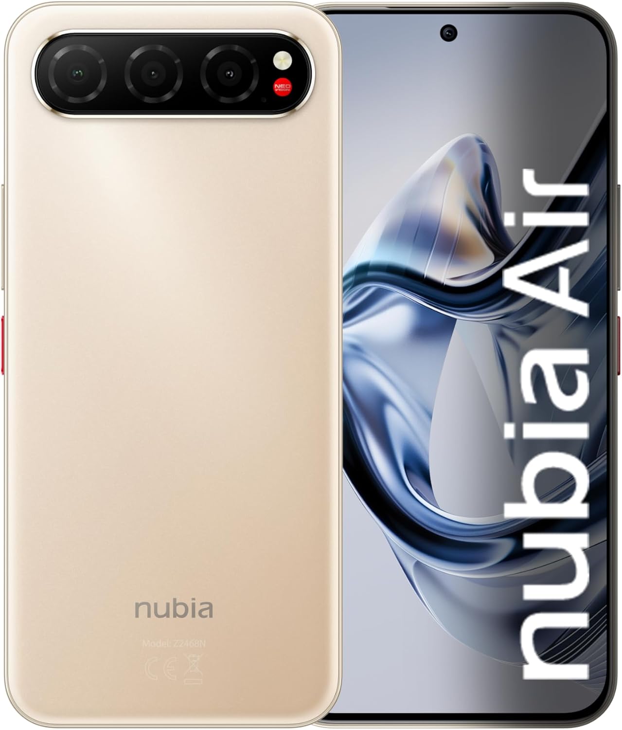 Smartphone ZTE Nubia Air 8GB/ 256GB/ 6.78"/ 5G/ Dourado