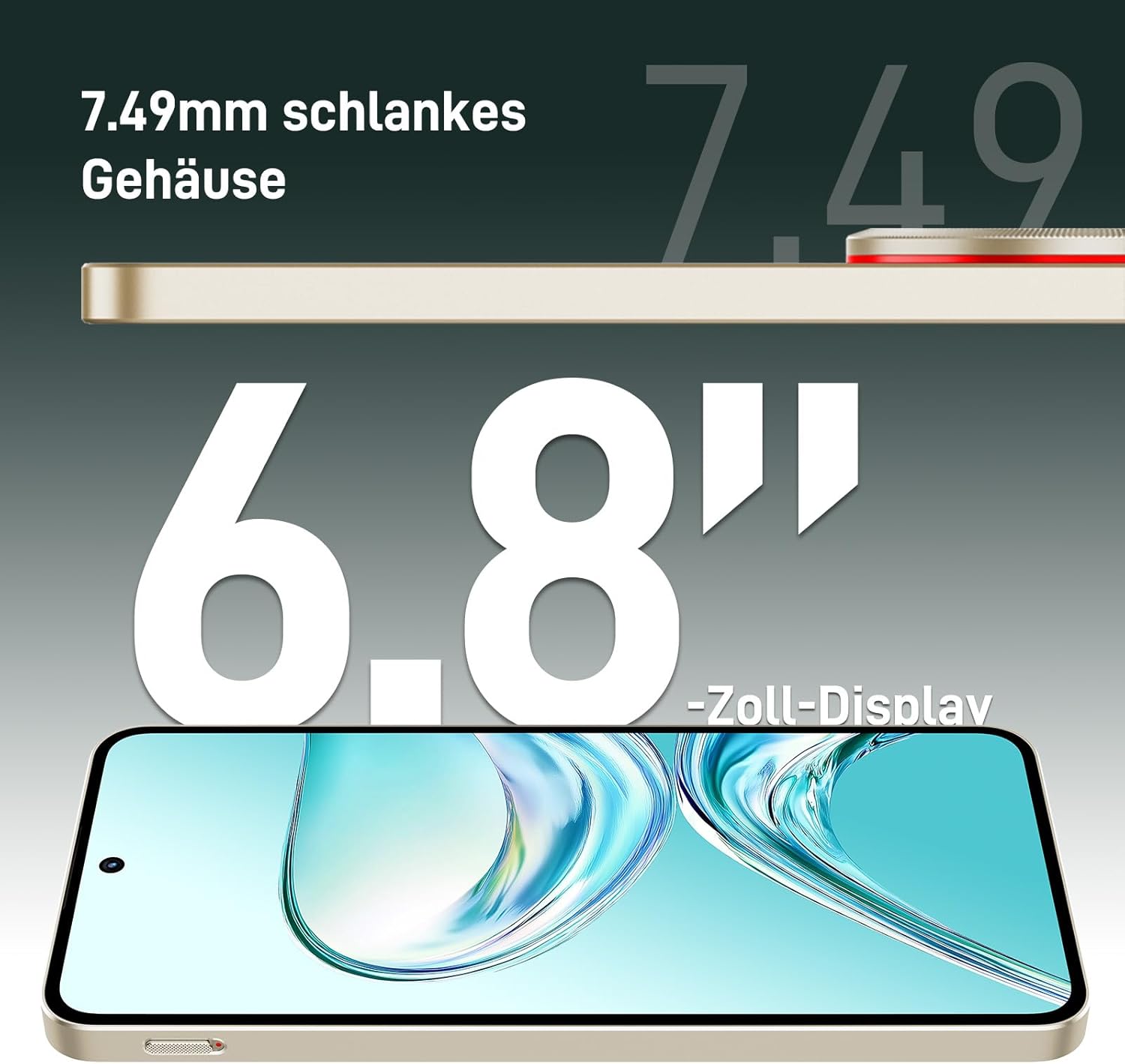 Smartphone ZTE Nubia Focus 2 Ultra 8GB/ 512GB/ 6.8"/ Verde - Imagem 3