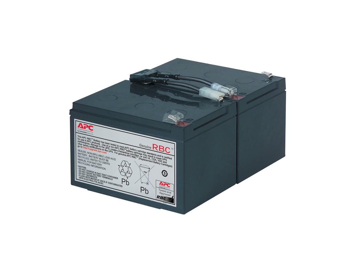 Bateria de Substituição UPS APC RBC6 Preto