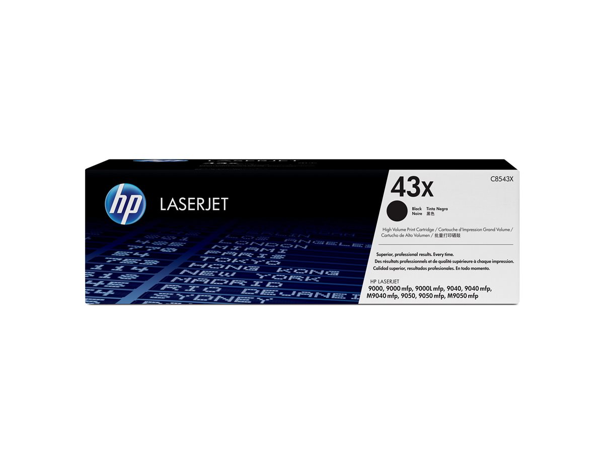 Cartucho Toner HP 43X C8543X Preto Alto Rendimento - Imagem 2