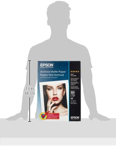 Papel Epson Archival Matte A3 Mate 50 Folhas - Imagem 4