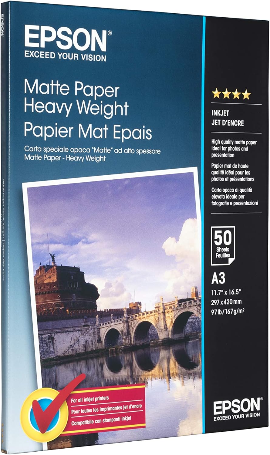 Papel Fotográfico Epson Mate A3 50 Folhas - Imagem 4