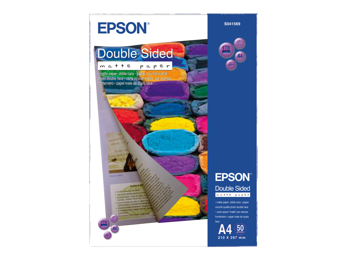 Papel Fotográfico Epson Mate Dupla Face A4 50 Folhas - Imagem 2