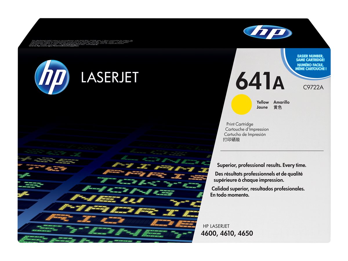 Cartucho Toner HP 641A Amarelo Original - Imagem 1