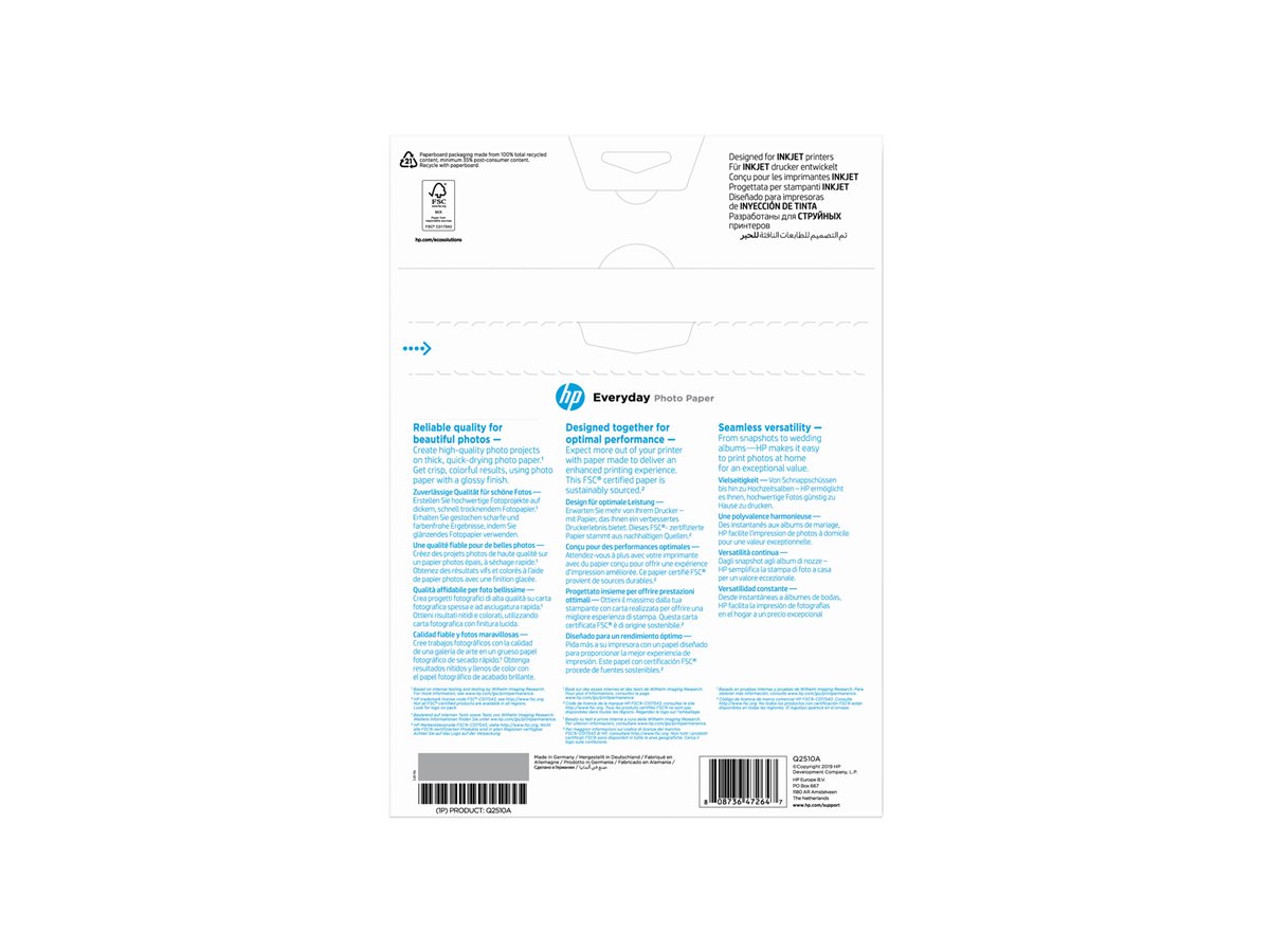 Papel Fotográfico HP Everyday A4 Brilhante 100 Folhas - Imagem 12