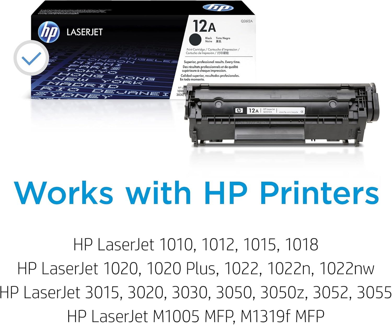 Cartucho de Toner HP 12A Preto Original - Imagem 2