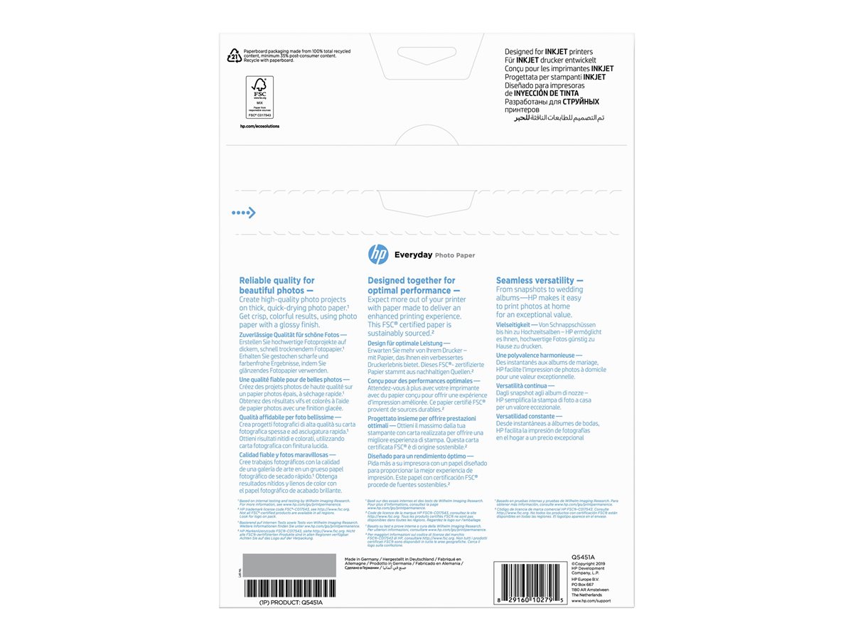 Papel Fotográfico HP Everyday Brilhante A4 25 Folhas - Imagem 9