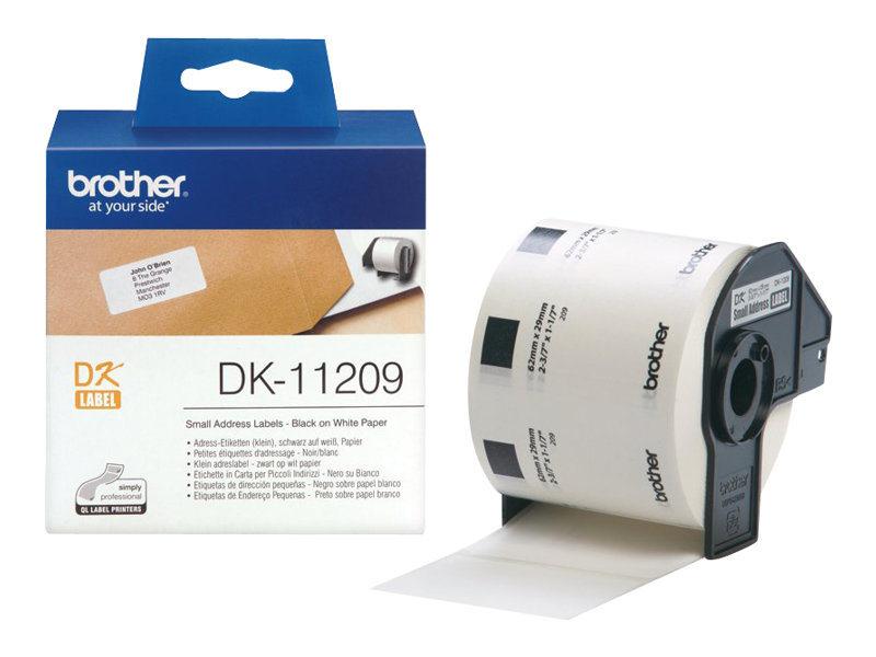 Etiquetas de Endereços Brother DK-11209 Preto 800 unidades - Imagem 3