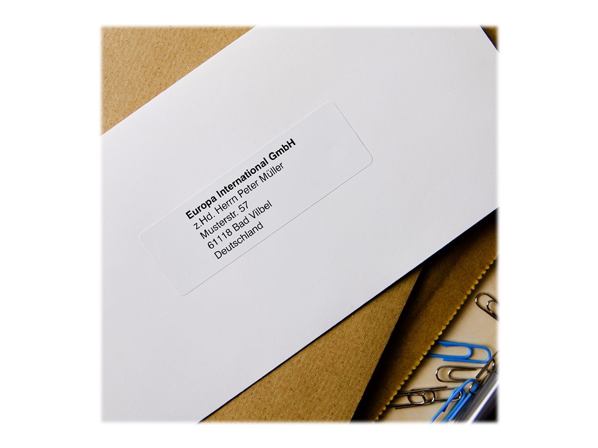 Rolo Etiquetas Endereços Brother DK-11201 29x90mm 400 Unidades - Imagem 3