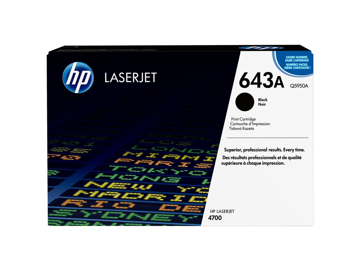 Cartucho de Toner HP 643A Preto Original - Imagem 3