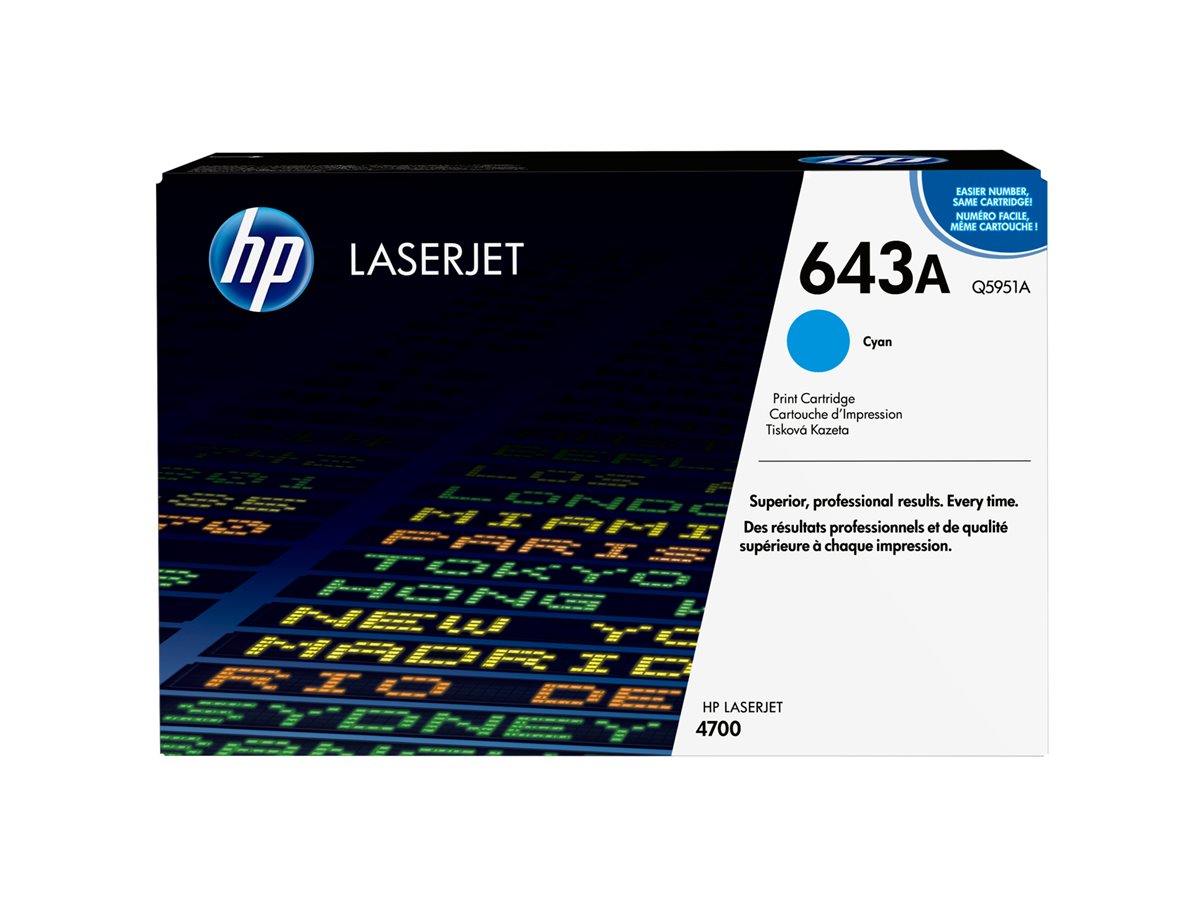 Cartucho Toner HP 643A Cyan Original - Imagem 2