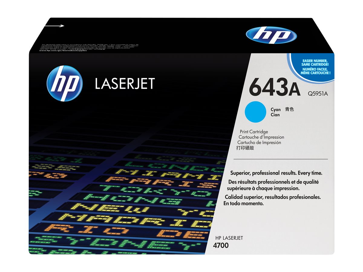 Cartucho Toner HP 643A Cyan Original - Imagem 3