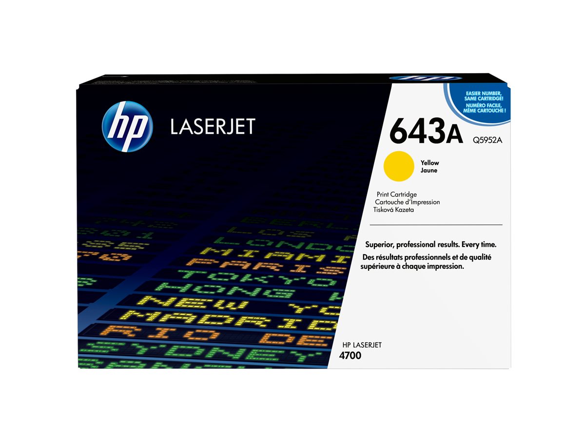 Cartucho de Toner HP 643A Amarelo Original - Imagem 4