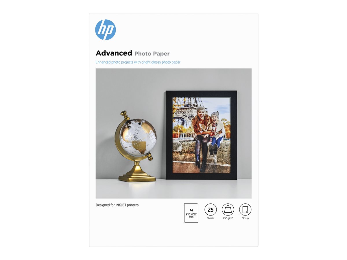 Papel Fotográfico HP Avançado Brilhante A4 25 Folhas - Imagem 5