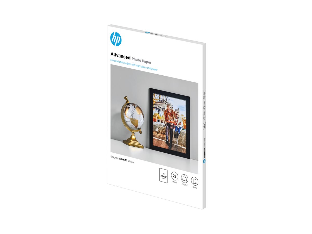Papel Fotográfico HP Avançado Brilhante A4 25 Folhas - Imagem 3